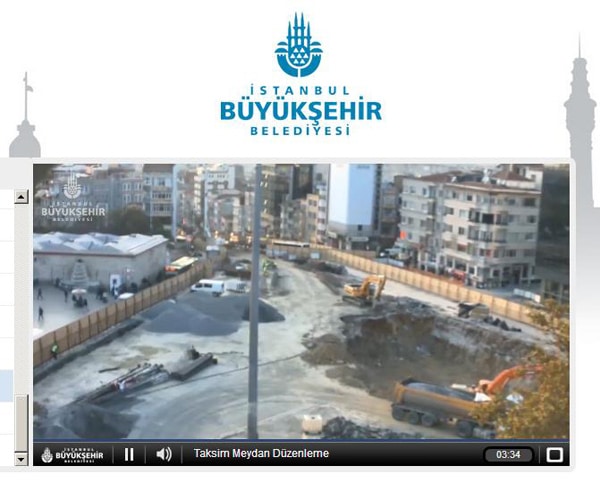 Kamera sayesinde meraklı vatandaşlar çalışmaları an be an izleyebiliyorlar Kamera sayesinde meraklı vatandaşlar çalışmaları an be an izleyebiliyorlar